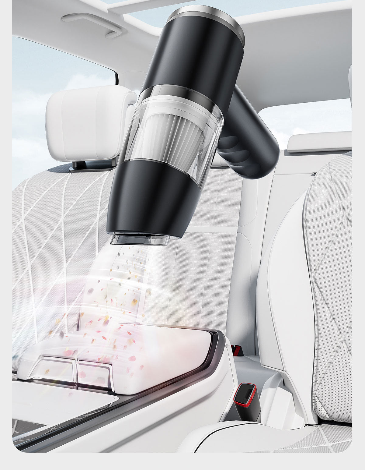 Handheld Portable Dual-use Cordless Vacuum Cleaner for Home and Car, Wet and Dry Dual-use, Strong Suction, Multi-functional Vacuum Machine