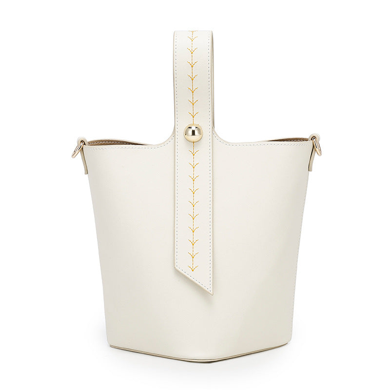 LOE New Style Water Bucket Bag minipebble Fashion Women's Bag Fortune Bucket Tote Bag Large Capacity Handbag for Women