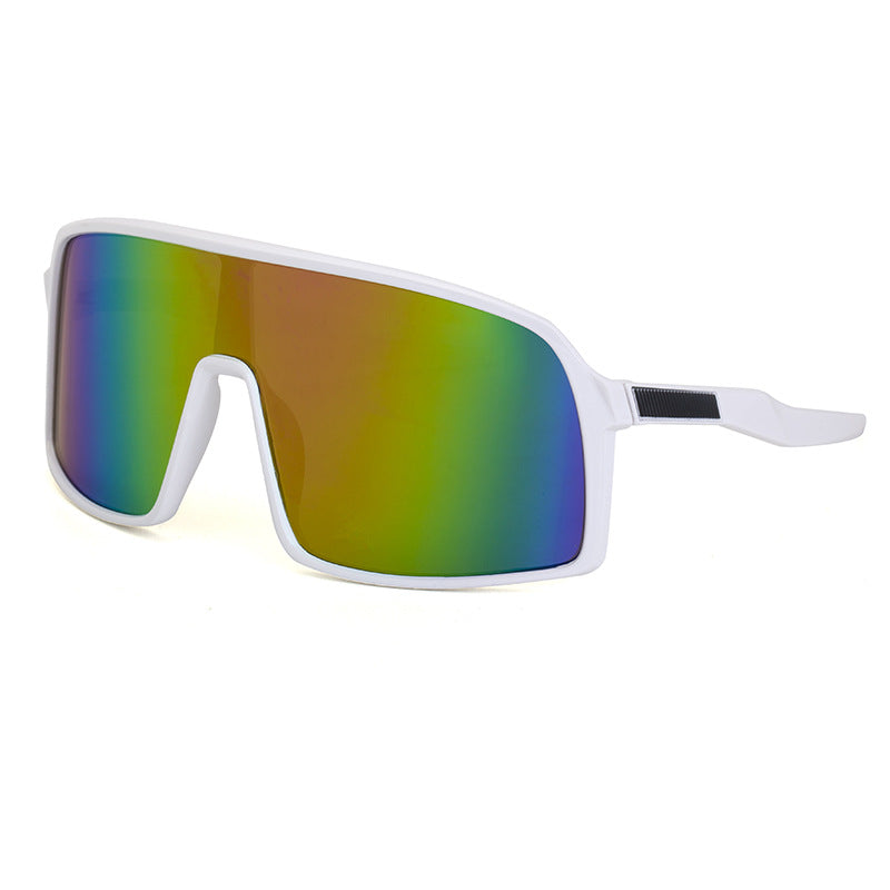 New Colorful Cycling Glasses for Men1998One-piece sunglasses European and American fashion outdoor sports sunglasses