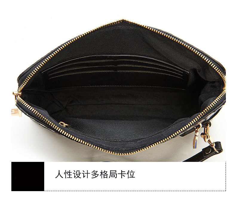 Men's Genuine Leather Handbag with Fingerprint Unlock, Clutch Bag with Password Lock, Business Fashion Portable Clutch