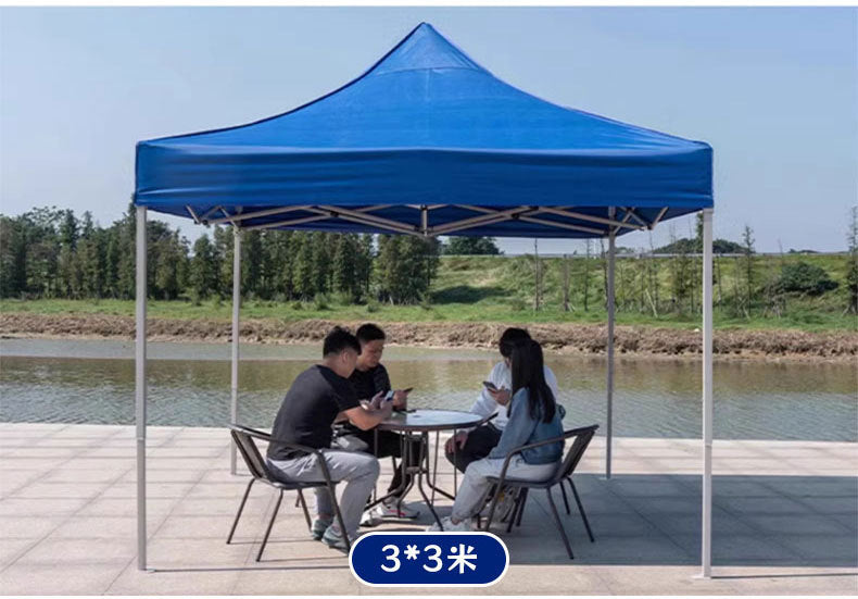 Four-corner Exhibition Tent Umbrella Outdoor Rainproof Advertising Tent with Printing logo Event Exhibition Folding Telescopic Sunshade