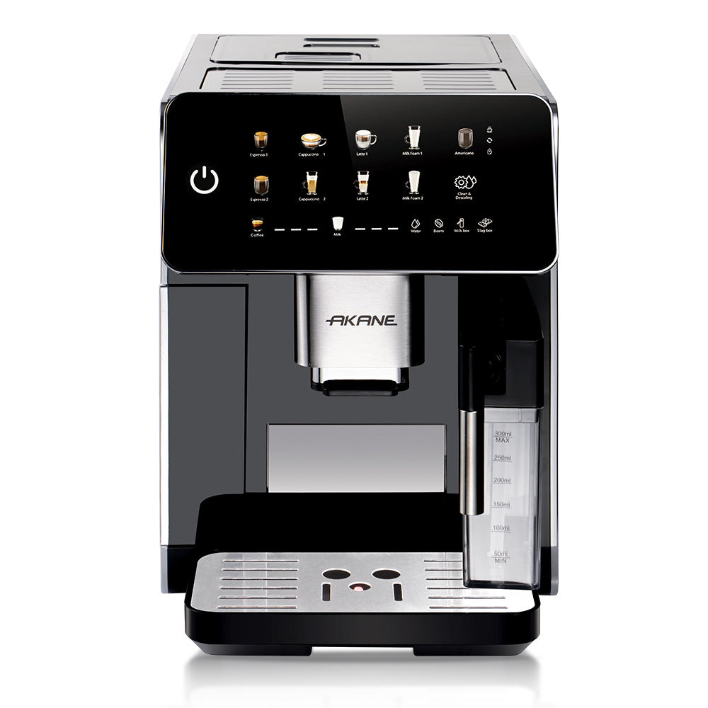 AKＡＮＥEuropean Standard Cross-Border Pump Pressure　Steam Milk Frother Household Small Semi-Automatic Italian Coffee Machine