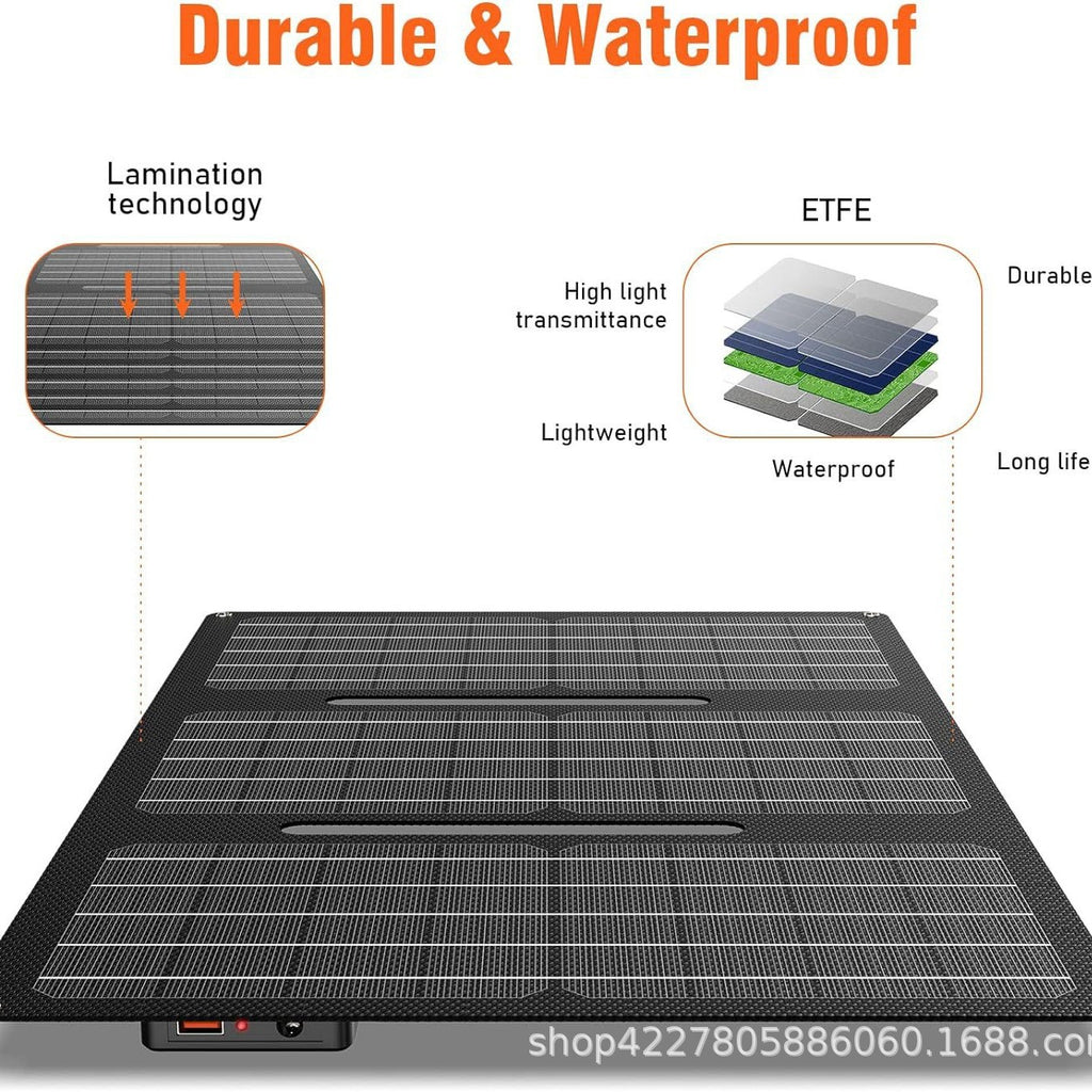 Exclusive Supply30W Outdoor Solar Folding Panel High Efficiency Charger Monocrystalline Silicon Solar Cell