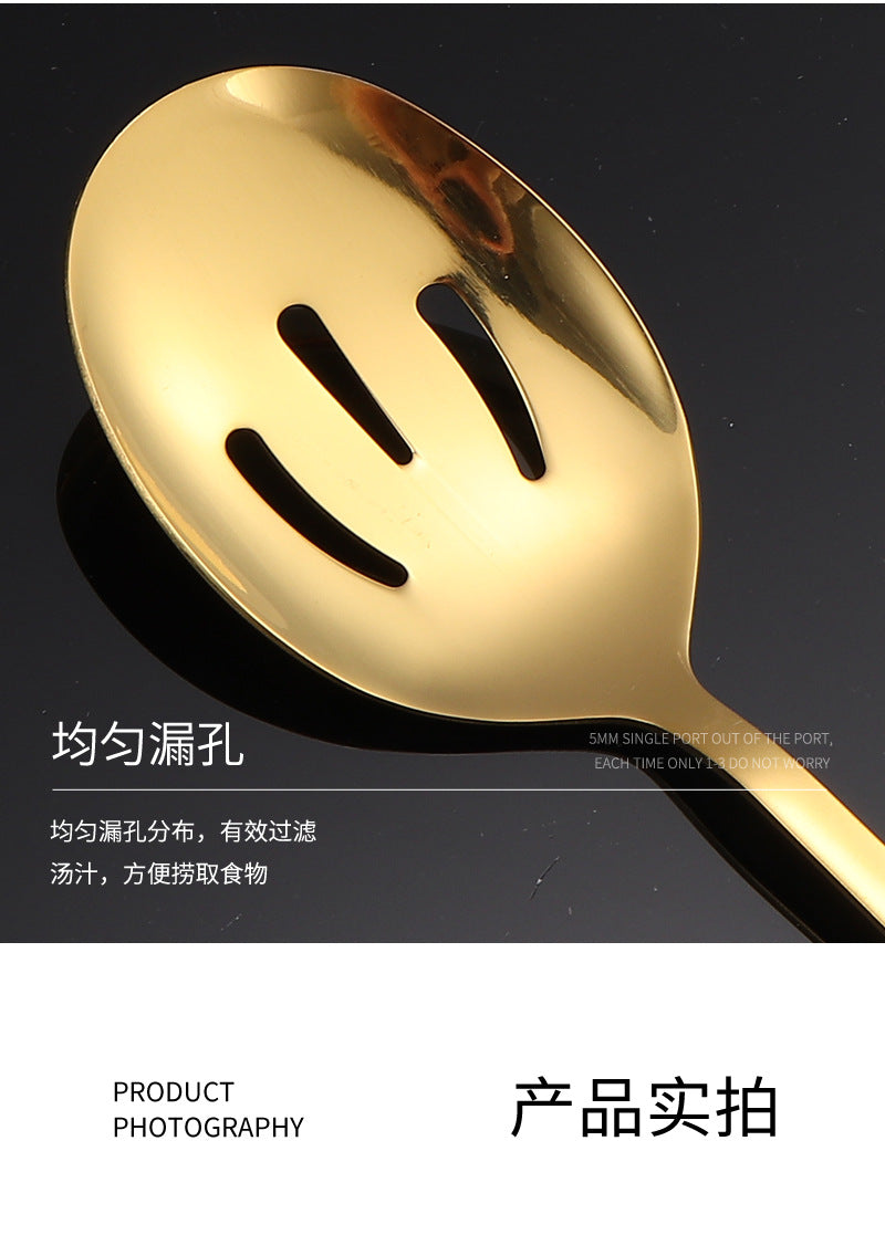 1010Stainless Steel Public Tableware Salad Dessert Spoon Fork Hotel Restaurant Self-service Spoon Fork Set