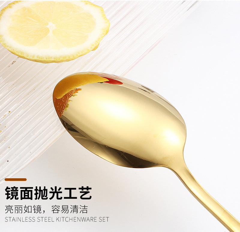 Stainless Steel Tableware Phoenix Pattern Knife Fork Spoon24Set of European-style Retro Relief Western Steak Knives and Forks