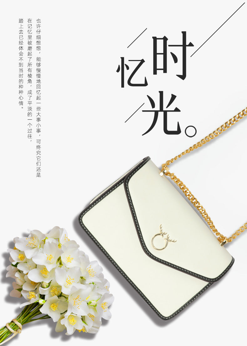 Niche Light Luxury Single Shoulder Crossbody Bag Trendy Chain Women's Bag Single Shoulder Small Square Bag Underarm Chain Bag In Stock