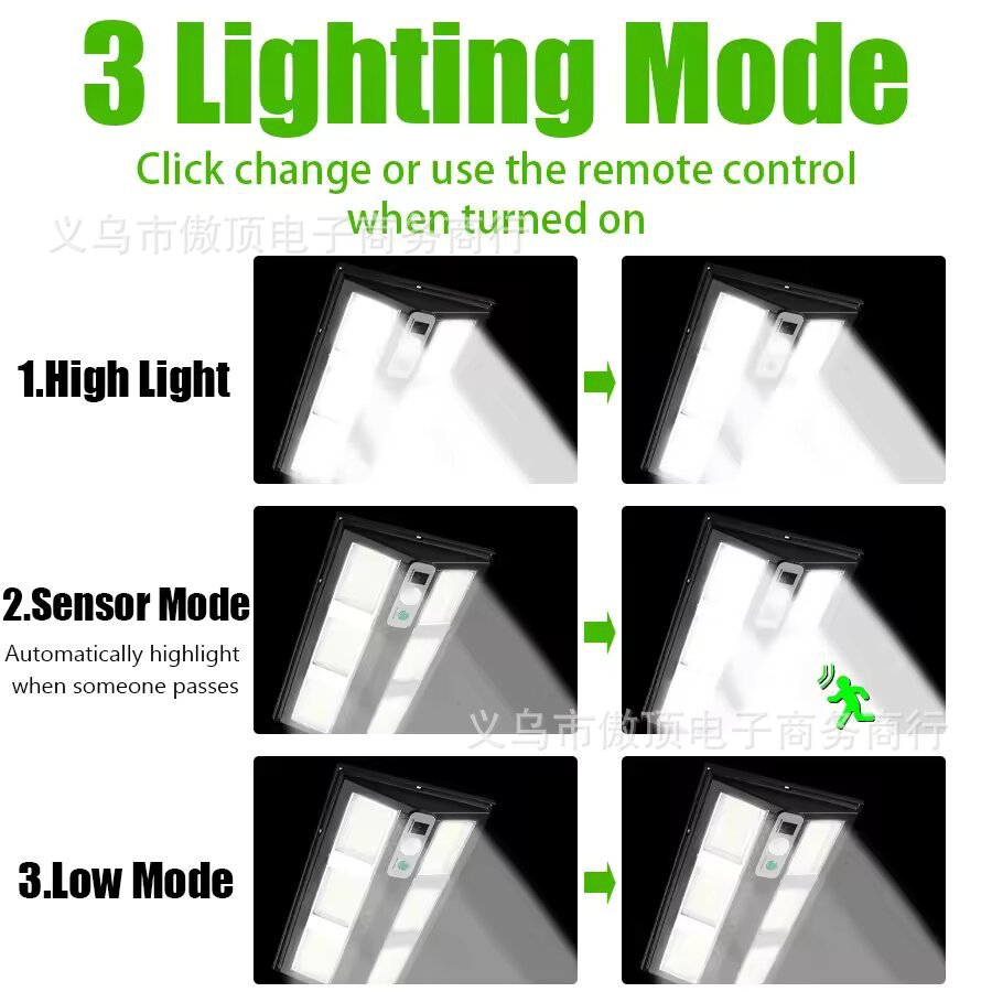New outdoor solar street light home lighting waterproof garden courtyard light LED Street light with remote control