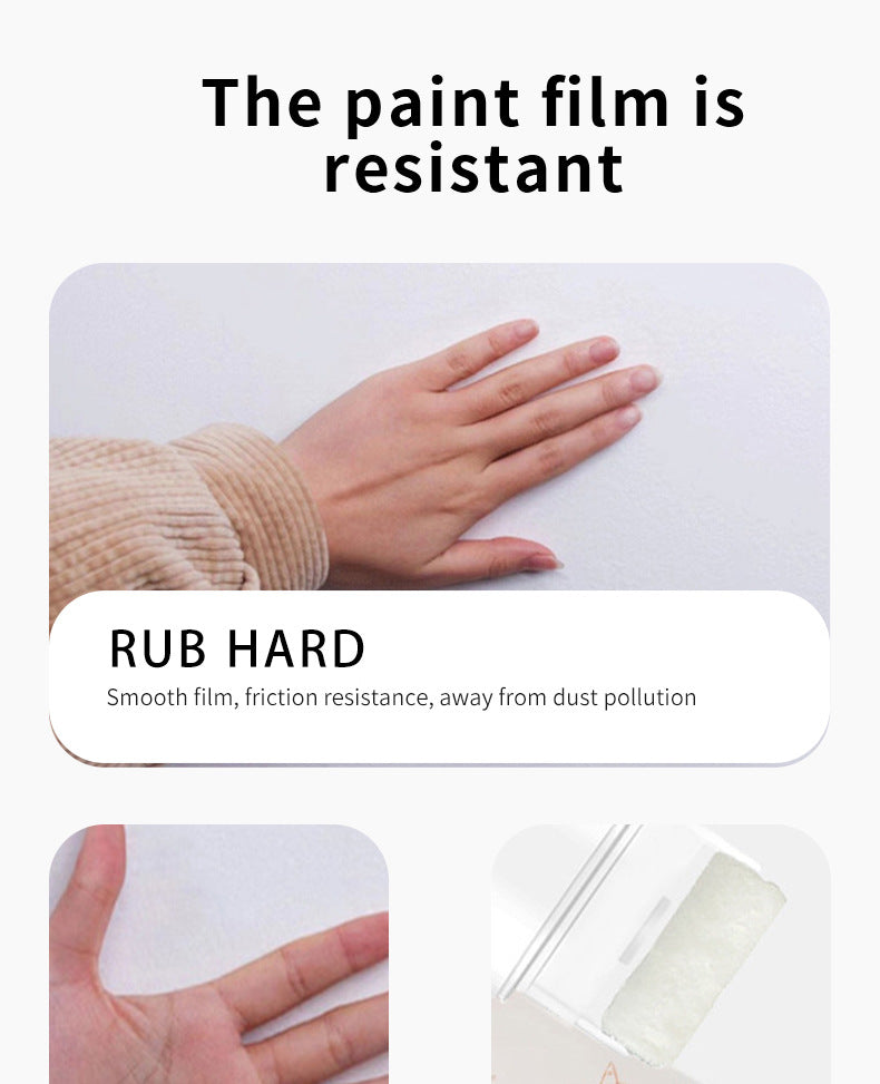 DIY Roller Paint Indoor Latex Paint Small Roller Brush Repair Paint Wall Repair Coating Small Roller Paint Water-Based