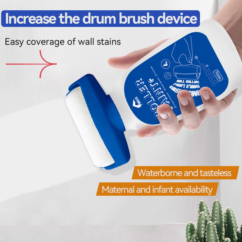 Large Roller Paint for Walls Manufacturer Water-based Odorless Graffiti Stain Covering Latex Paint White Wall Repair Paint