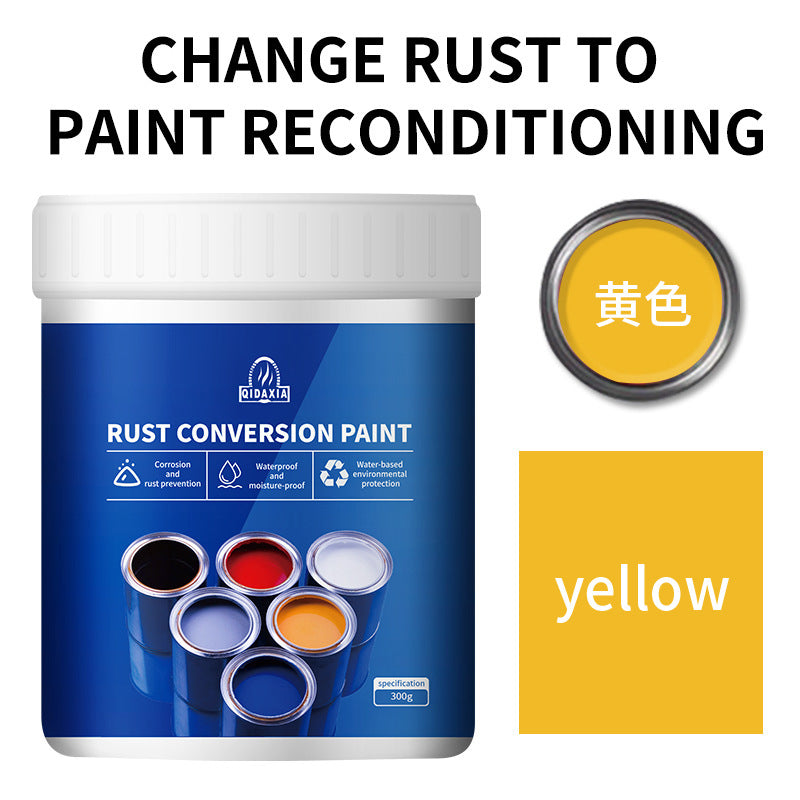 Water-based Anti-rust Paint Metal Paint Rust-free Rust Conversion Paint Color Steel Tile Renovation Rust Fixing Agent Multi-color Industrial Paint