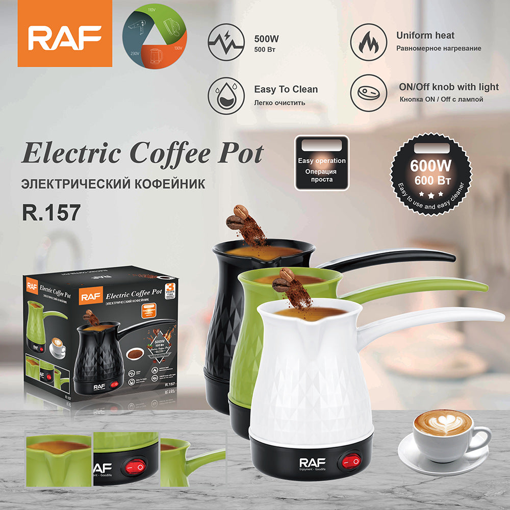 R151European Standard  Turkish Electric Coffee Kettle Small Capacity Mini Pour Over Double-Layer Stainless Steel Household Kettle
