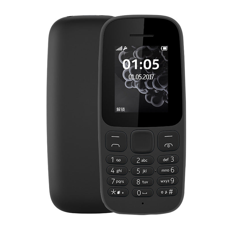 Popular105Elderly Phone2017Flat Button2G Functional phone loud GSM Dual SIM Elderly Phone Wholesale