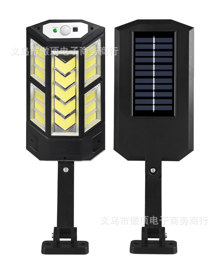 Step into the New Solar Light Outdoor Motion Sensor Light Waterproof Garden Light with Remote Control Garage Light LED Street Lamp