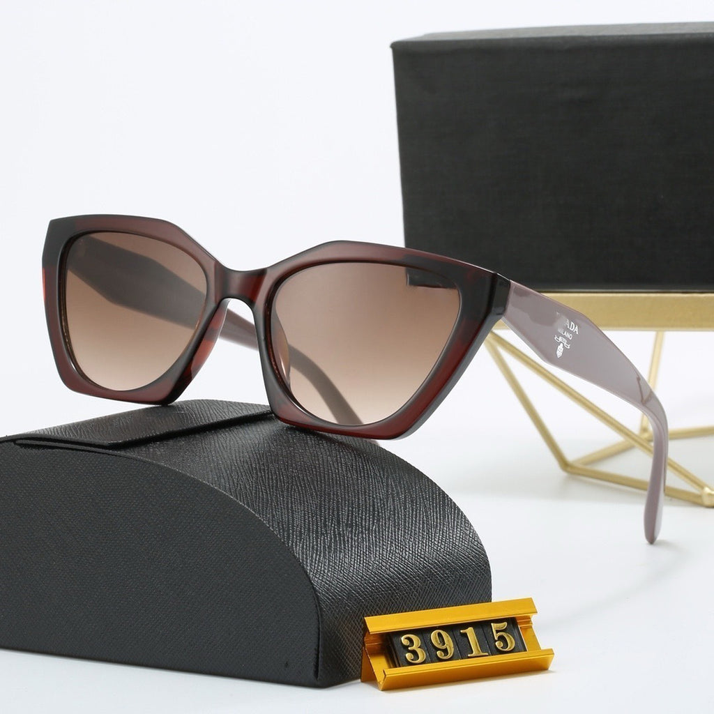 European and American Retro New Sunglasses Popular Internet Celebrity Men and Women Big Brand Sunglasses Square Frame Driving Glasses