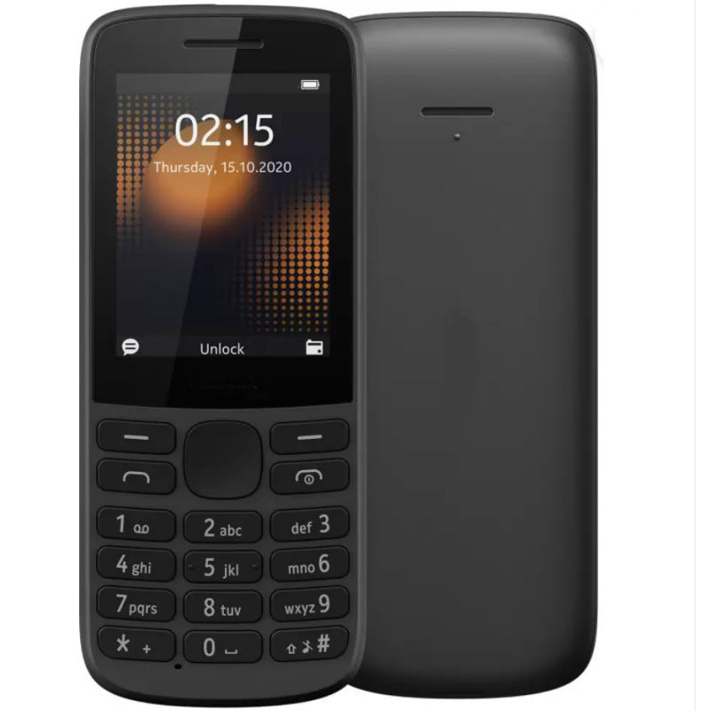 2020Mobile Phone215Elderly-friendly Phone Straight Blade Machine4G Universal Compatible Student Backup Feature Phone with Straight Keypad