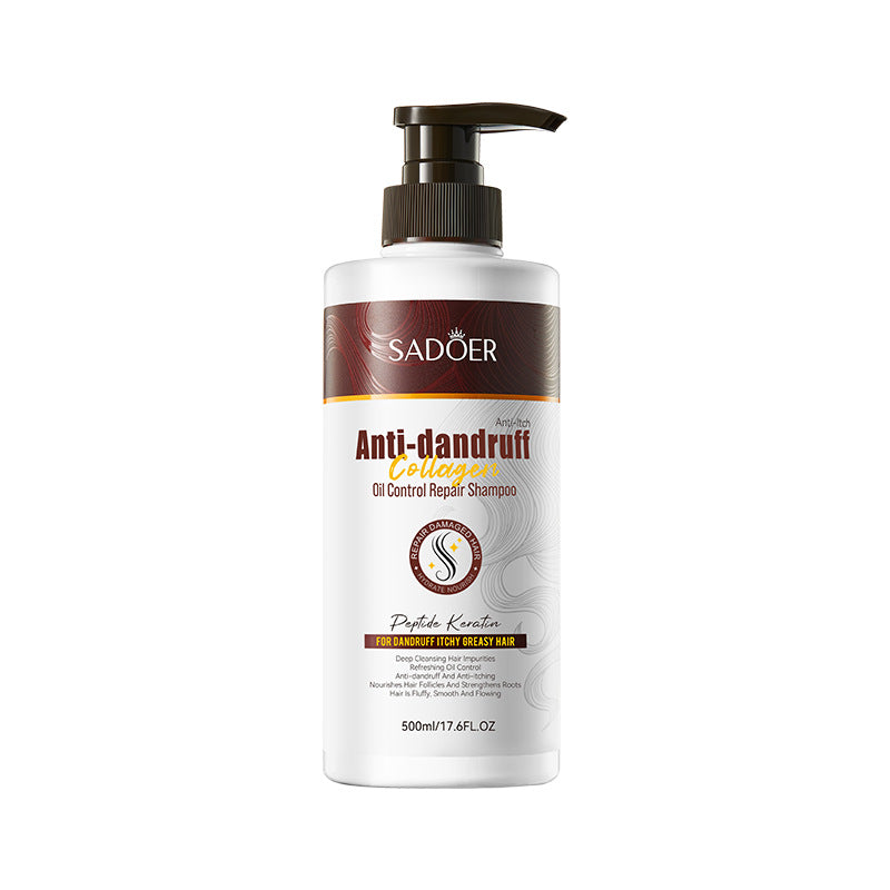 Collagen Anti-Dandruff Oil Control Shampoo SADOER Repair and Clean Shampoo Wholesale