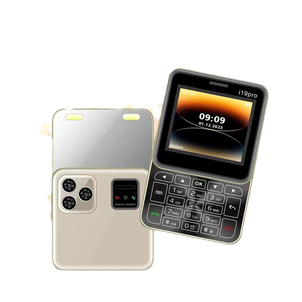 New i19pro Dual SIM Mobile Non-Smartphone,Rotating Phone Buttons for Elderly2G Mobile phone
