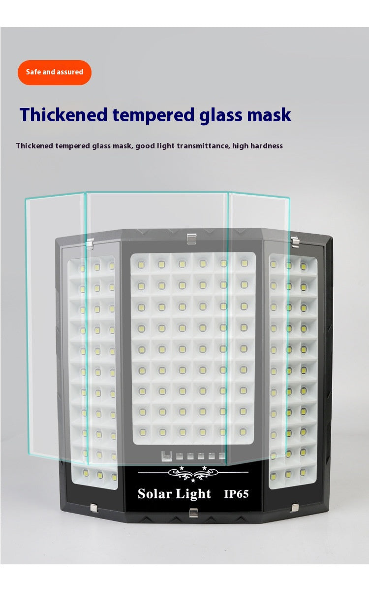 Solar Outdoor Garden Waterproof Split Flood Light, Automatically Charges During the Day and Lights up Automatically at Dusk