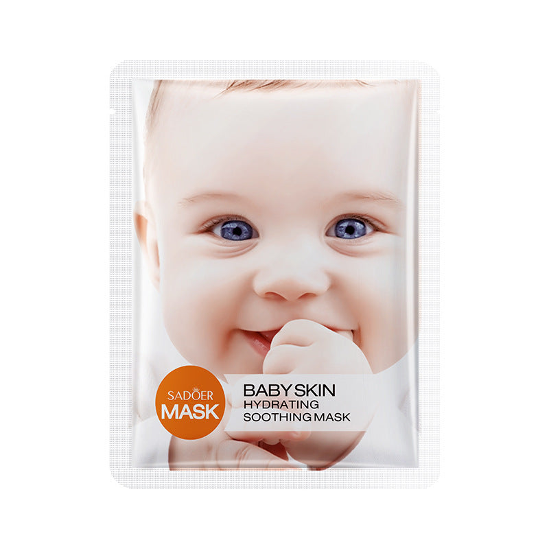Baby Face Mask25g SADOER Moisturizing, hydrating, skin-smoothing facial mask sheets for cross-border foreign trade wholesale