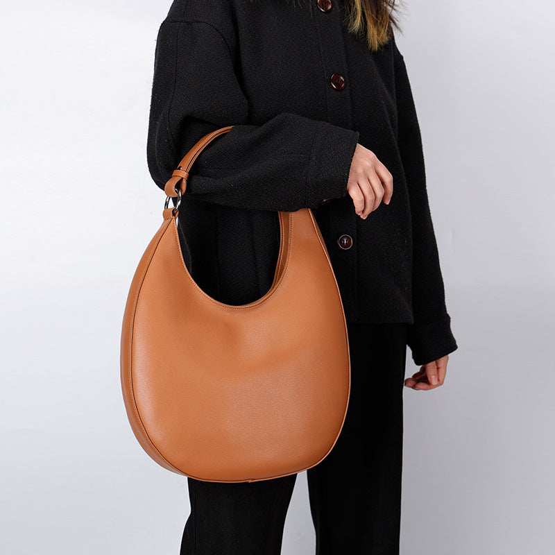 European and American Retro Women's Bag Crescent Bag Design Sense Versatile Niche Fashion Shoulder Bag Crossbody Bag