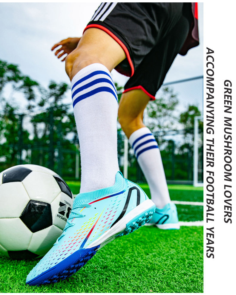 New Style Spike Soccer Shoes for Men, Students, Adults, Grass Training Long Spike Non-Slip Professional Competition Football Shoes