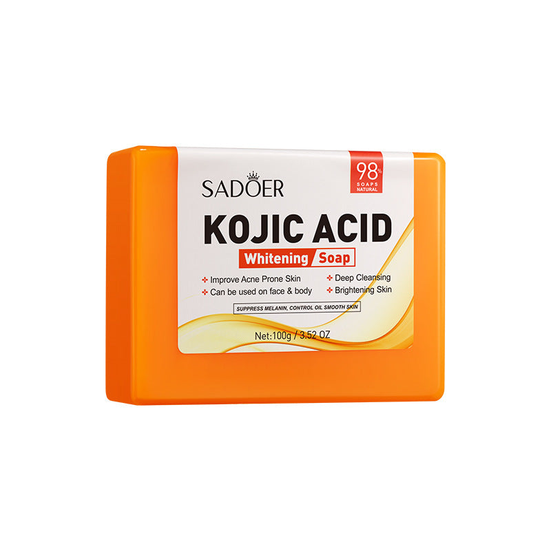 Kojic Acid Whitening Soap100g SADOER Clean Bathing Facial Soap Handmade Soap  Wholesale
