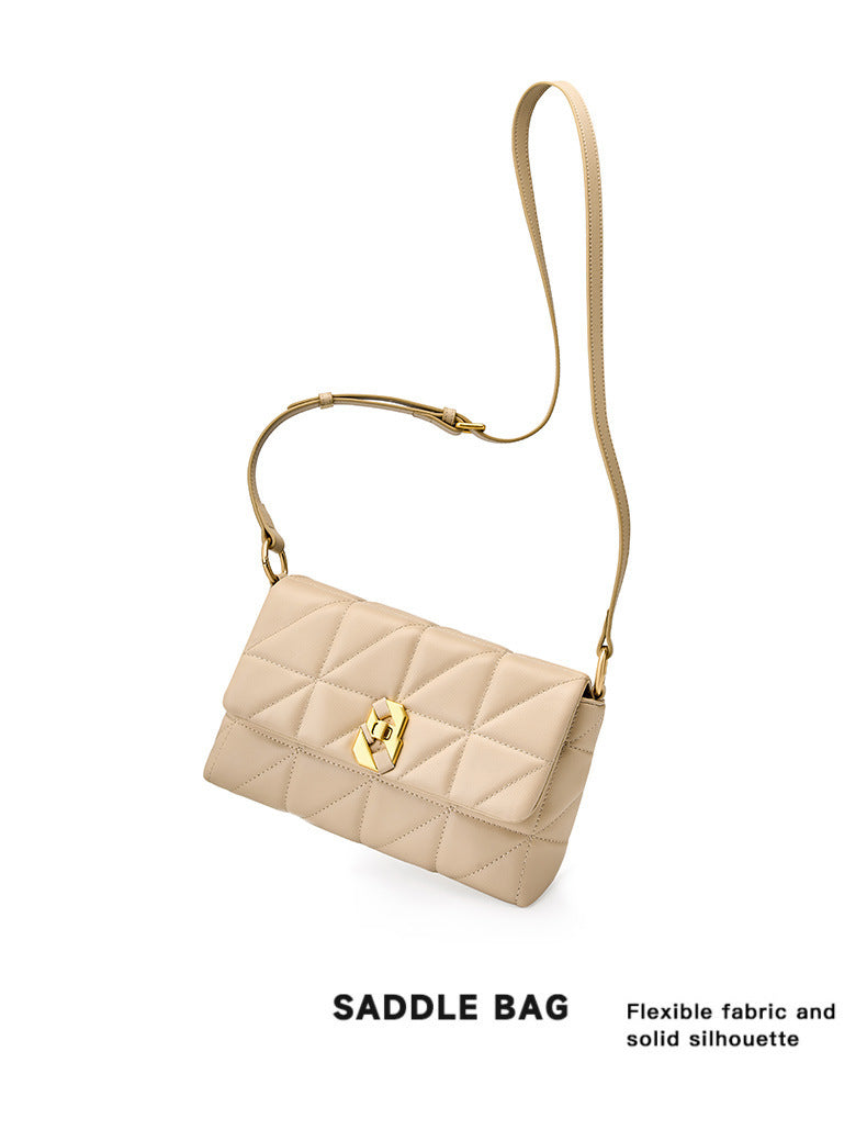 Niche Design Quilted Chain Underarm Bag for Women New Commuter Bag Single Bag Fashion Versatile Crossbody Bag Women's Bag