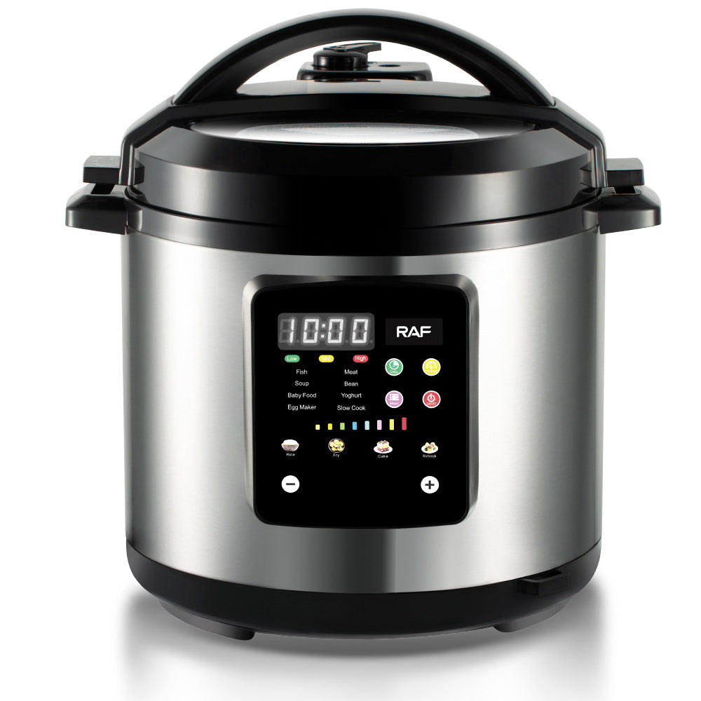 RAF European Standard Multifunctional Rice Cooker and Soup Pot with Lid Opening, Household Electric Pressure Cooker for Sauce Collection and Reservation, Rice Cooker and Pressure Cooker
