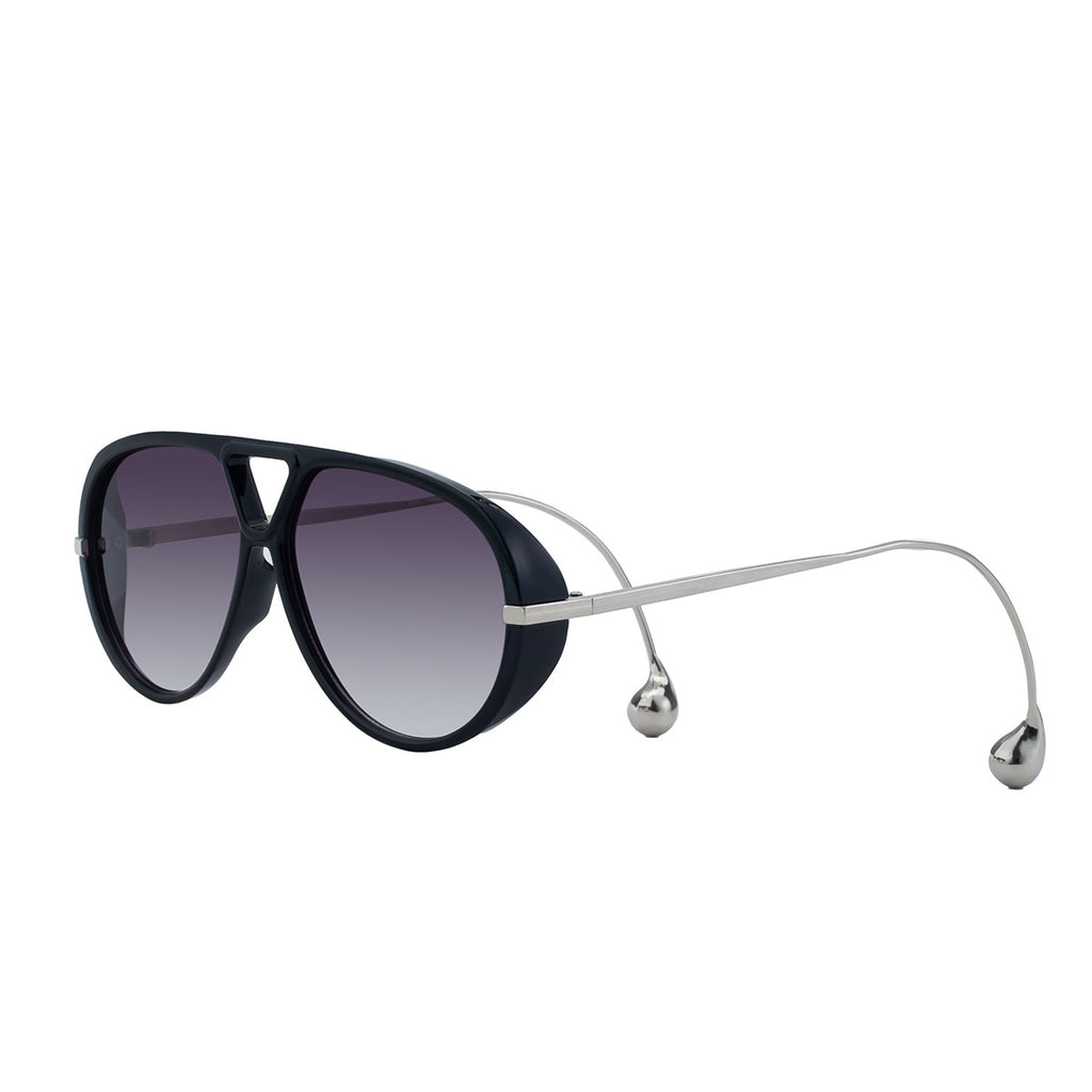 2025New Sunglasses for Women, European and American Fashion Glasses, Double Bridge Personality Aviator Sunglasses, Sun Protection Pilot Sunglasses for Men