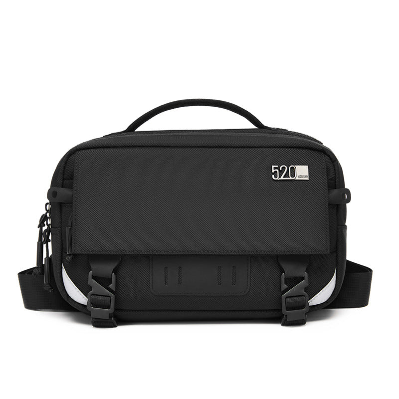 ozuko Men's Crossbody Bag Shoulder Bag Waterproof Large Capacity Outing Portable Bag High-end Multifunctional Trendy Brand