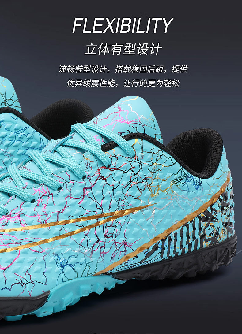 New professional football shoes for men and women AG Spike TF Broken Nail Youth Student Grassland Competition Training Shoes