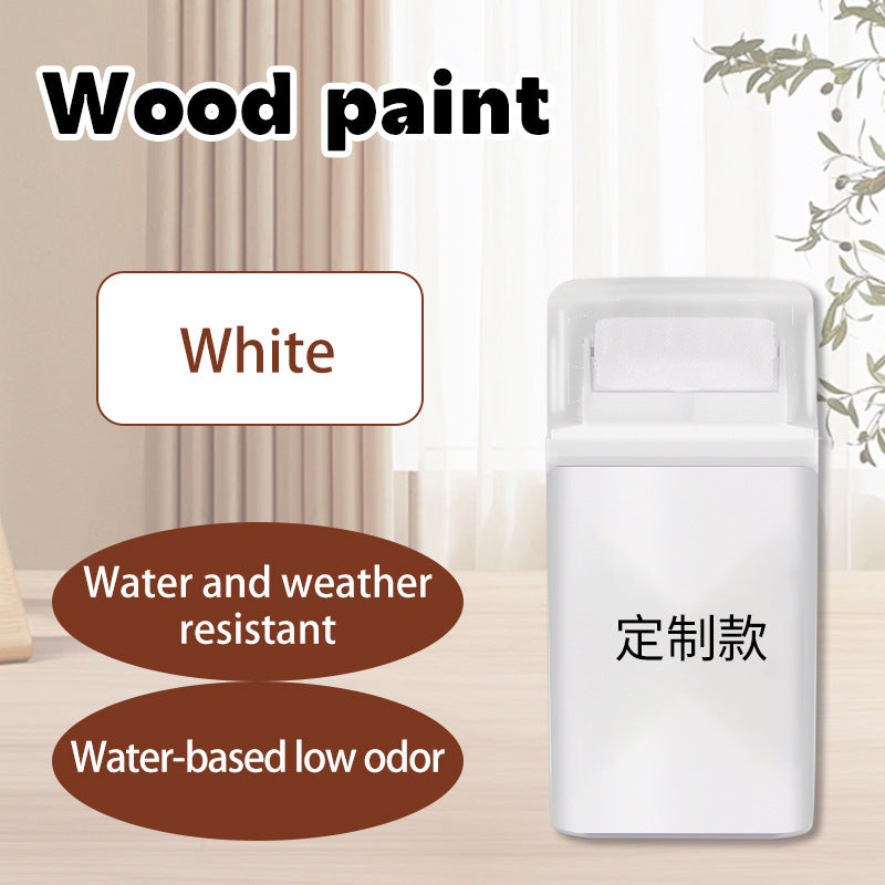 New Furniture Renovation Care Semi-Transparent Water-Based Wood Wax Oil with Brush Multi-Color Wood Protection Coating