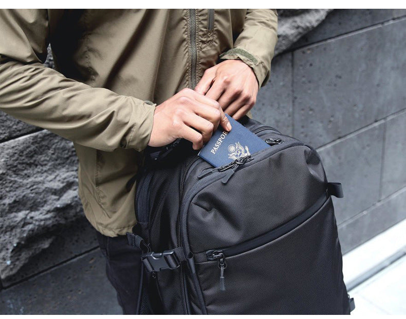ozuko Men's Backpack Business Travel Computer Bag Outdoor Multifunctional Commuting Backpack Waterproof