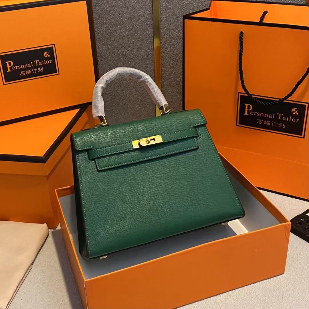 Hot Sale New Fashion Handbag for Women Platinum Kelly Bag Women's Shoulder Crossbody Bag Versatile Trendy Handbag