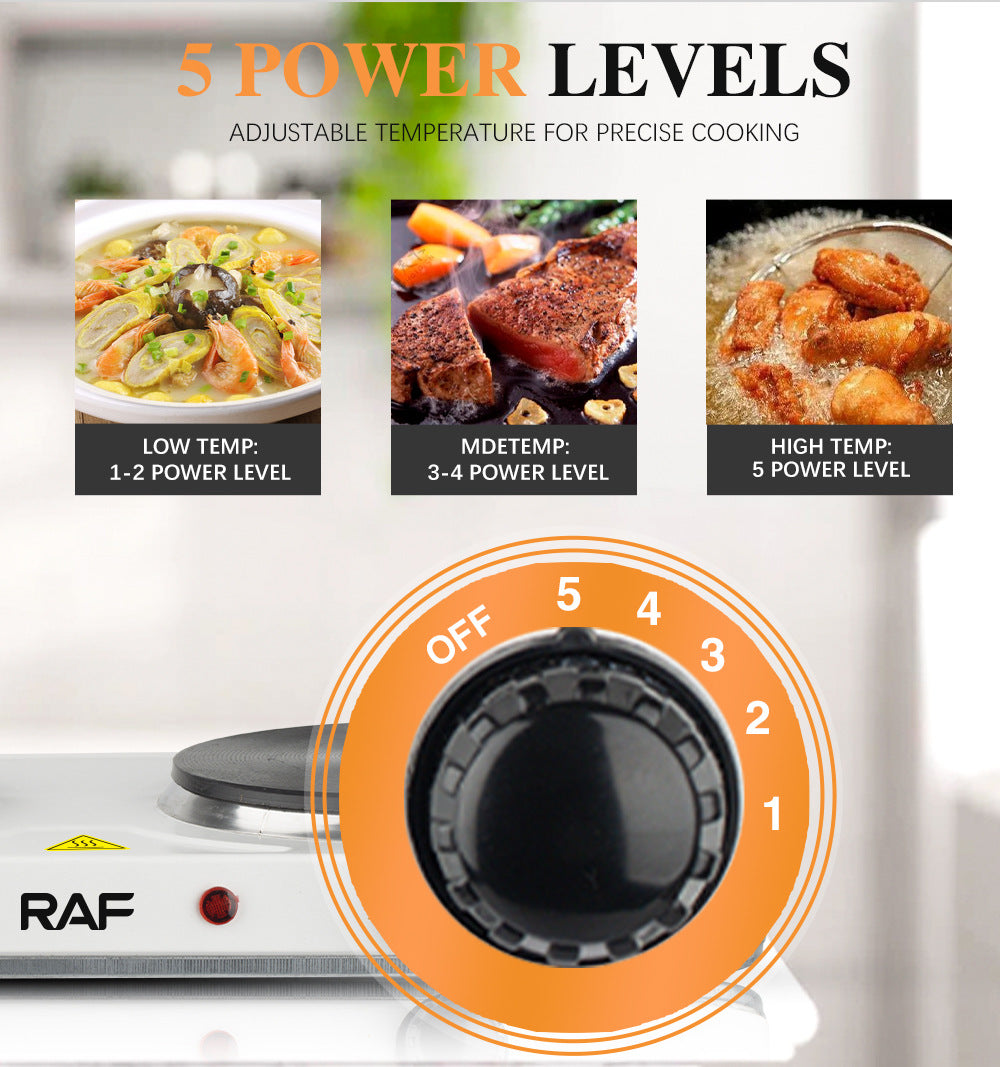 European Standard Electric Stove for Home Use Enclosed Electric Stove Insulated Dual Burner Constant Temperature Universal Electric Stove