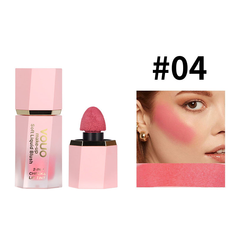 Liquid Lip Glaze Lipstick Face Lip Cheek Two-in-one Multi-functional Blush Four-piece Set Beauty Makeup