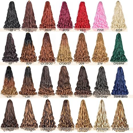 European and American Cross-Border Wig Braids Big Wave Curls French Curl Loose Wave Crochet Hair