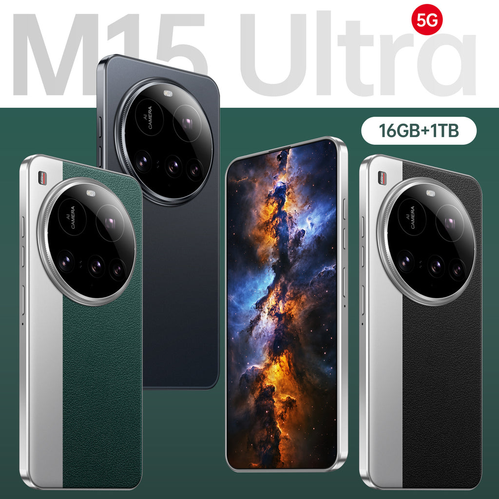 M15 Ultra Mobile Phone7.3Inch Large Screen16+1TB Memory Global All-in-One Machine Directly Shipped from Factory