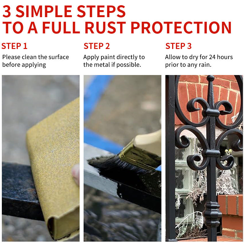 Rust Conversion Agent for Rusty Color Steel Tiles Renovation Special Agent Anti-Corrosion Primer Metal Rust Removal Conversion Paint