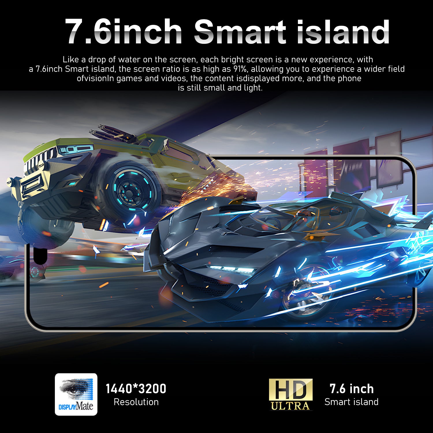 New Mobile Phone i5 ProMax Smartphone7.3Large Screen16+1T Android Factory Price(Popular)