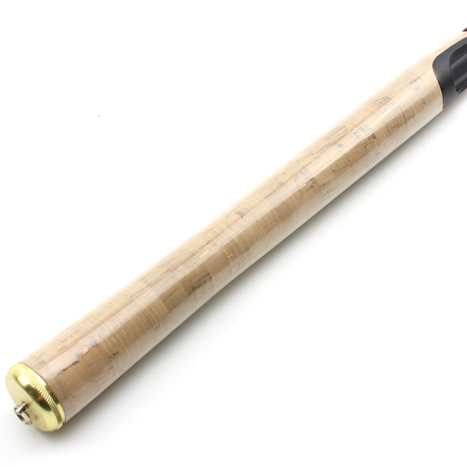 Wooden Handle Telescopic Lure Rod Ultra Short Ultra Light Straight Handle Lure Rod Bass Rod Popular in Europe and America
