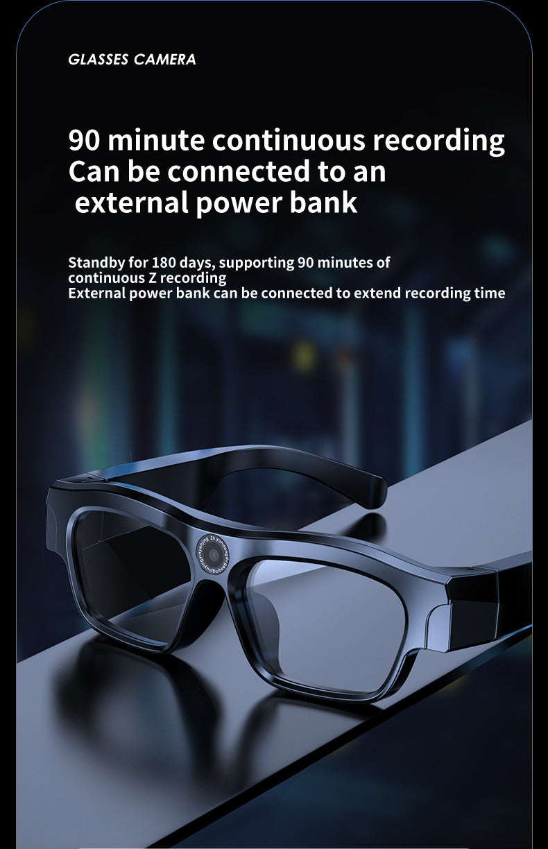 AI Glasses mate2Black Technology Translation Bluetooth Glasses Camera Photo Outdoor Windproof Card Insert Video Glasses