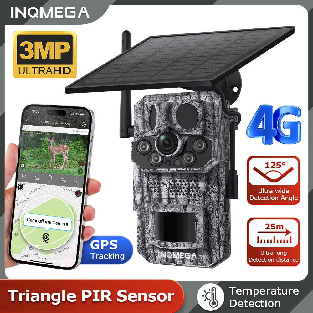 Private Model4G Camouflage Camera Camera Smart GPS Positioning AI Supports temperature detection recognition