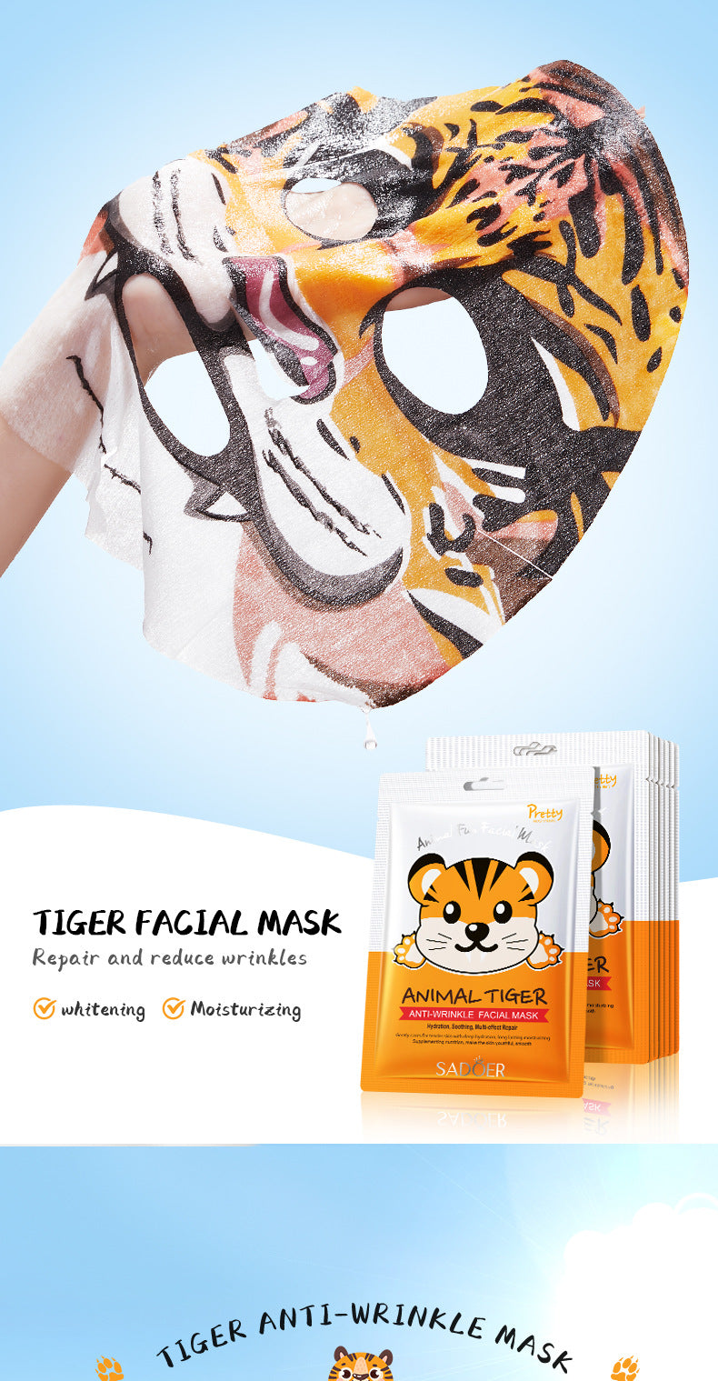 Animal Pattern Mask25g SADOER Hydrating and Moisturizing Skin Care Tablets for  Wholesale