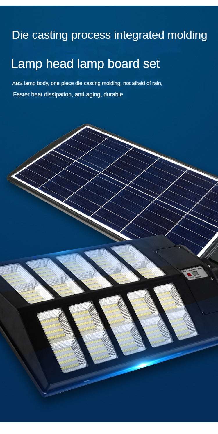 New High-Tech Lighting Time Sensor High Lumen Waterproof Garden Integrated Solar Street Lights