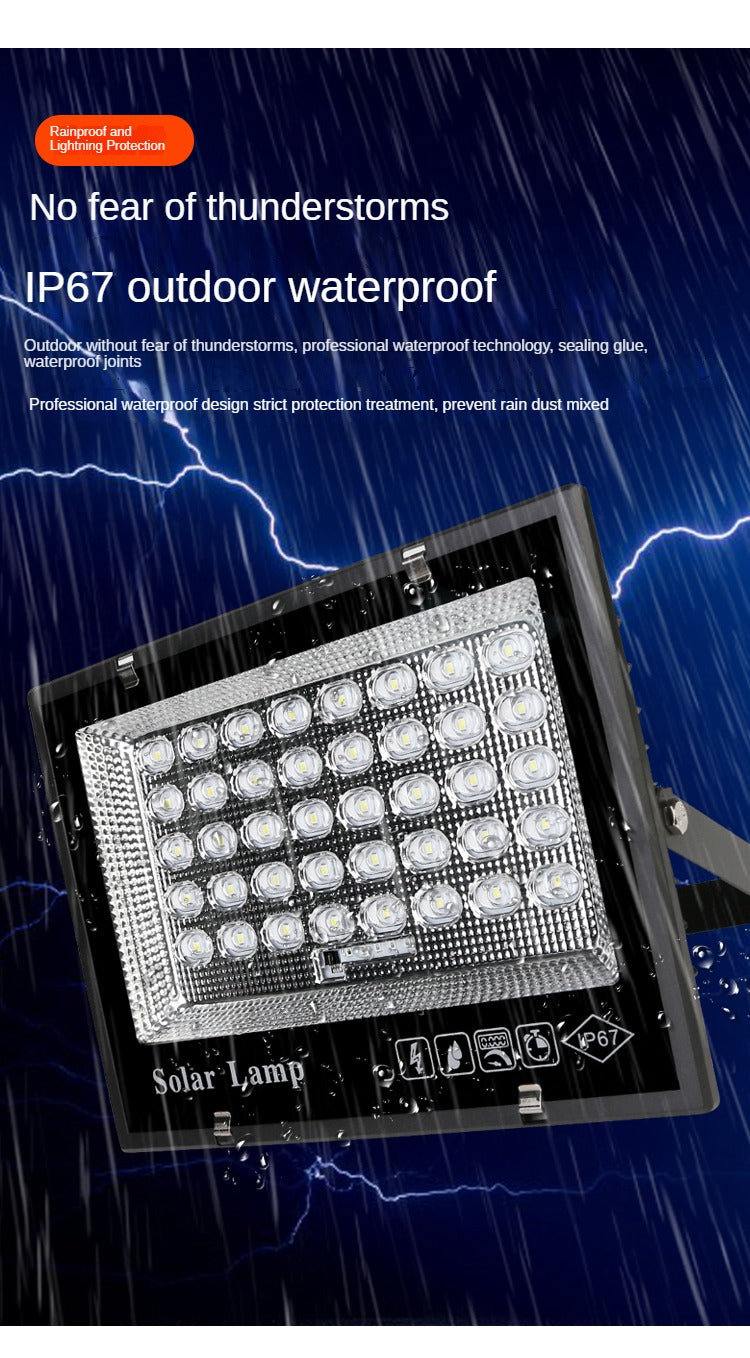 Outdoor Waterproof Engineering Custom Commercial Lighting Waterproof Solar Ip65 Floodlight