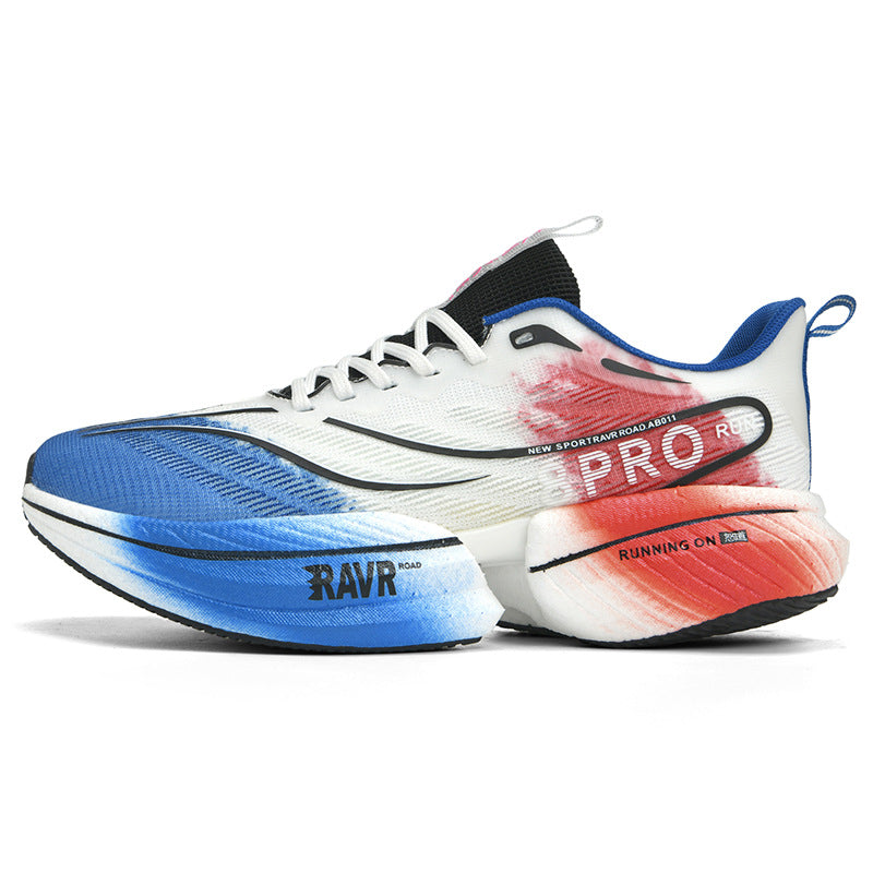 Red Rabbit8pro Carbon Plate Running Shoes Autumn Mesh Ultra-light Breathable Sports Shoes Men and Women Couples All-match Casual Running Shoes