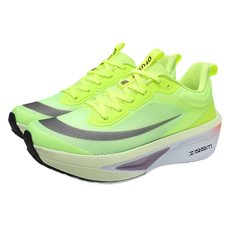 2025Plus Size Sports Shoes Racing Training Carbon Plate Sports Shoes Lightweight Men and Women Autumn Running Shoes