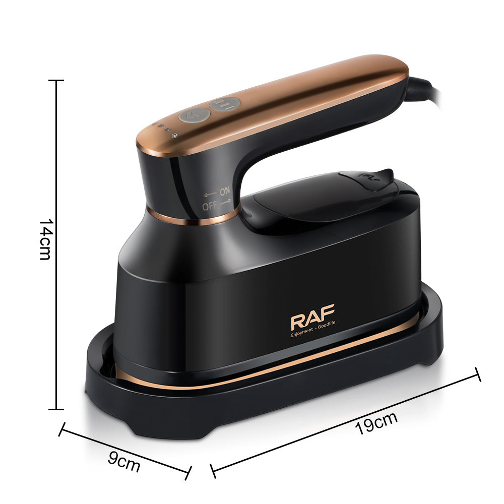 RAF European Standard Portable Garment Steamer for Home, Business Trips, and Travel, Handheld Steam Iron, Mini Iron