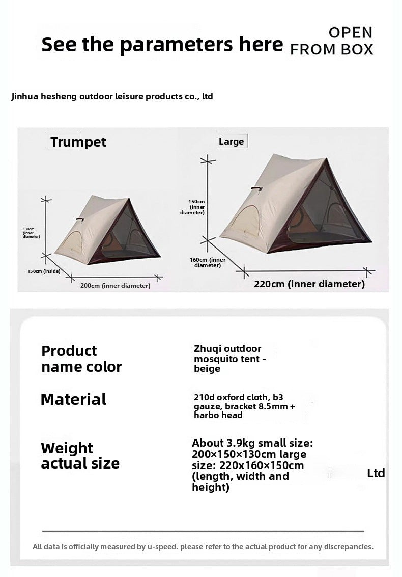 Beach Tent Portable Outdoor Camping Triangle Tent Automatic Quick Open Beach Tent Sun Protection Beach Tent